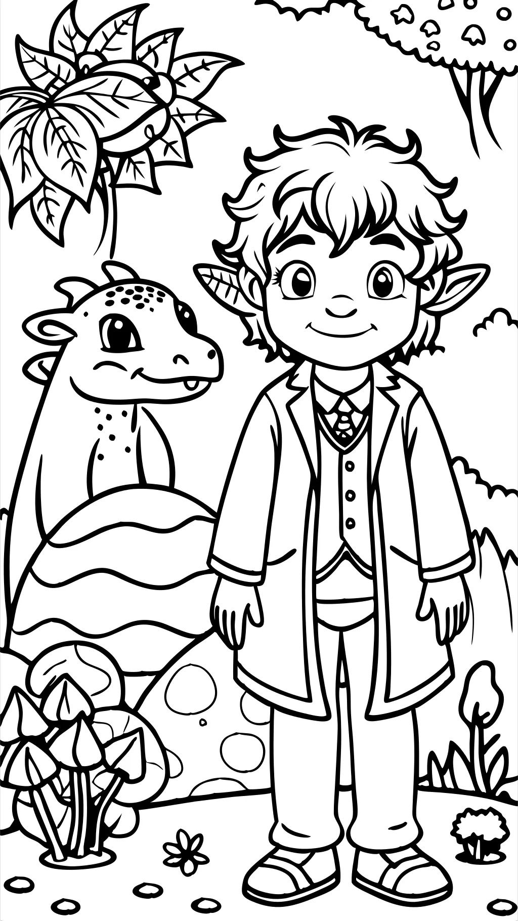 the hobbit coloring pages